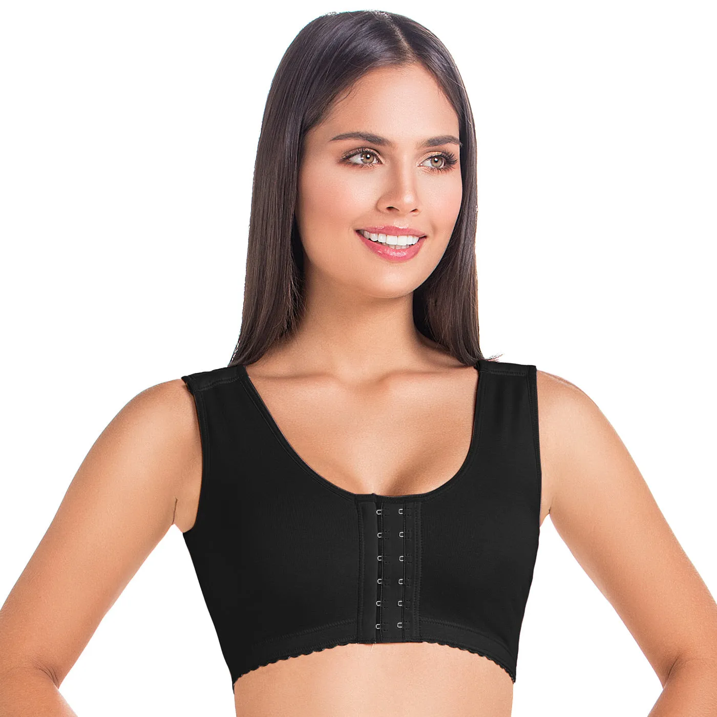 Post Surgical Compression Bra Low compression, High-back design & Wide straps Maria E 9304