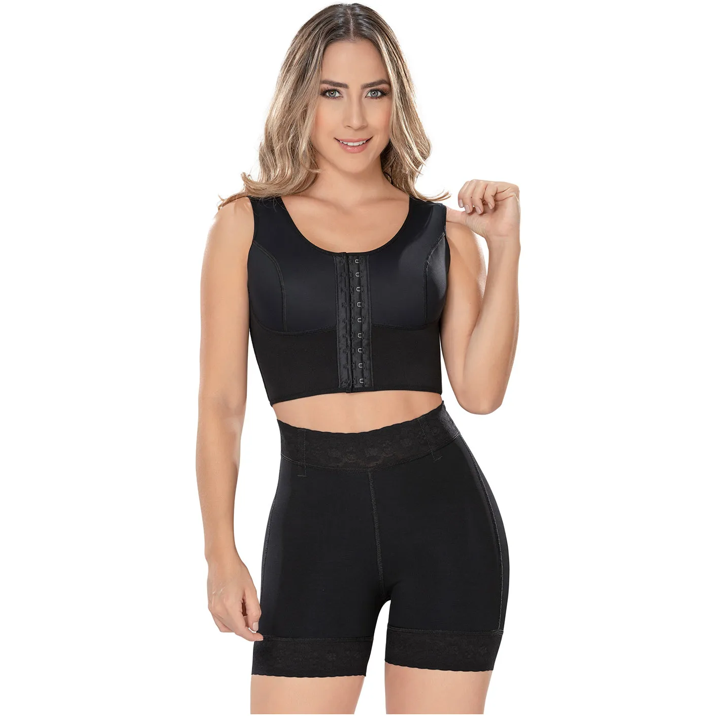 Post Surgical Compression Bra with Hook and eye closure Breast support and enhancement. MYD 0019