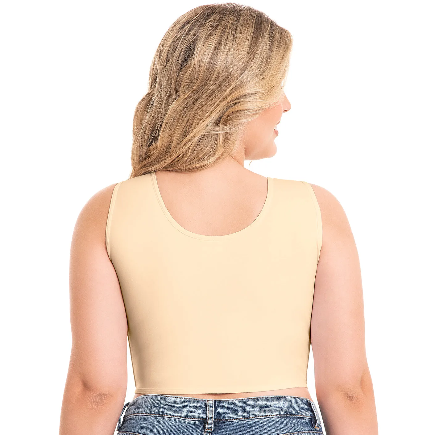 Post Surgical Compression Bra with Hook and eye closure Breast support and enhancement. MYD 0019