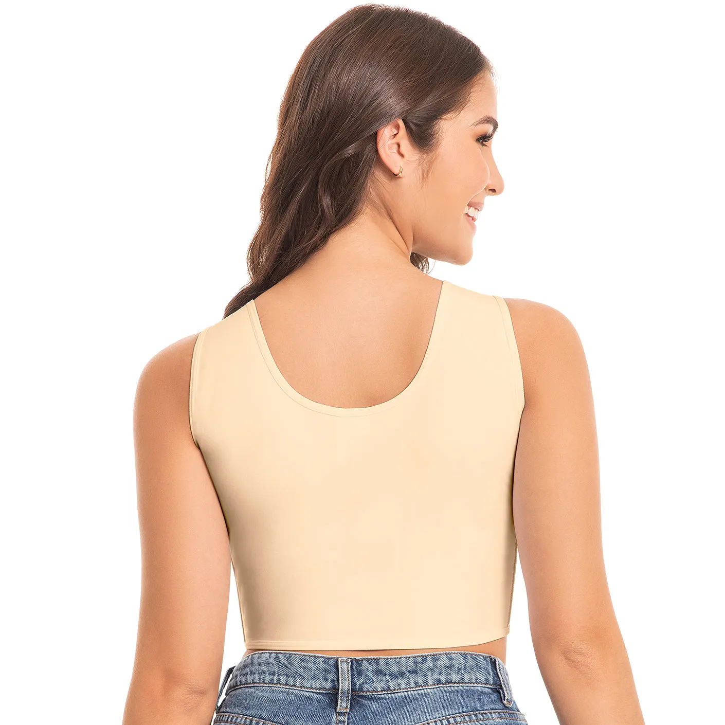 Post Surgical Compression Bra with Hook and eye closure Breast support and enhancement. MYD 0019