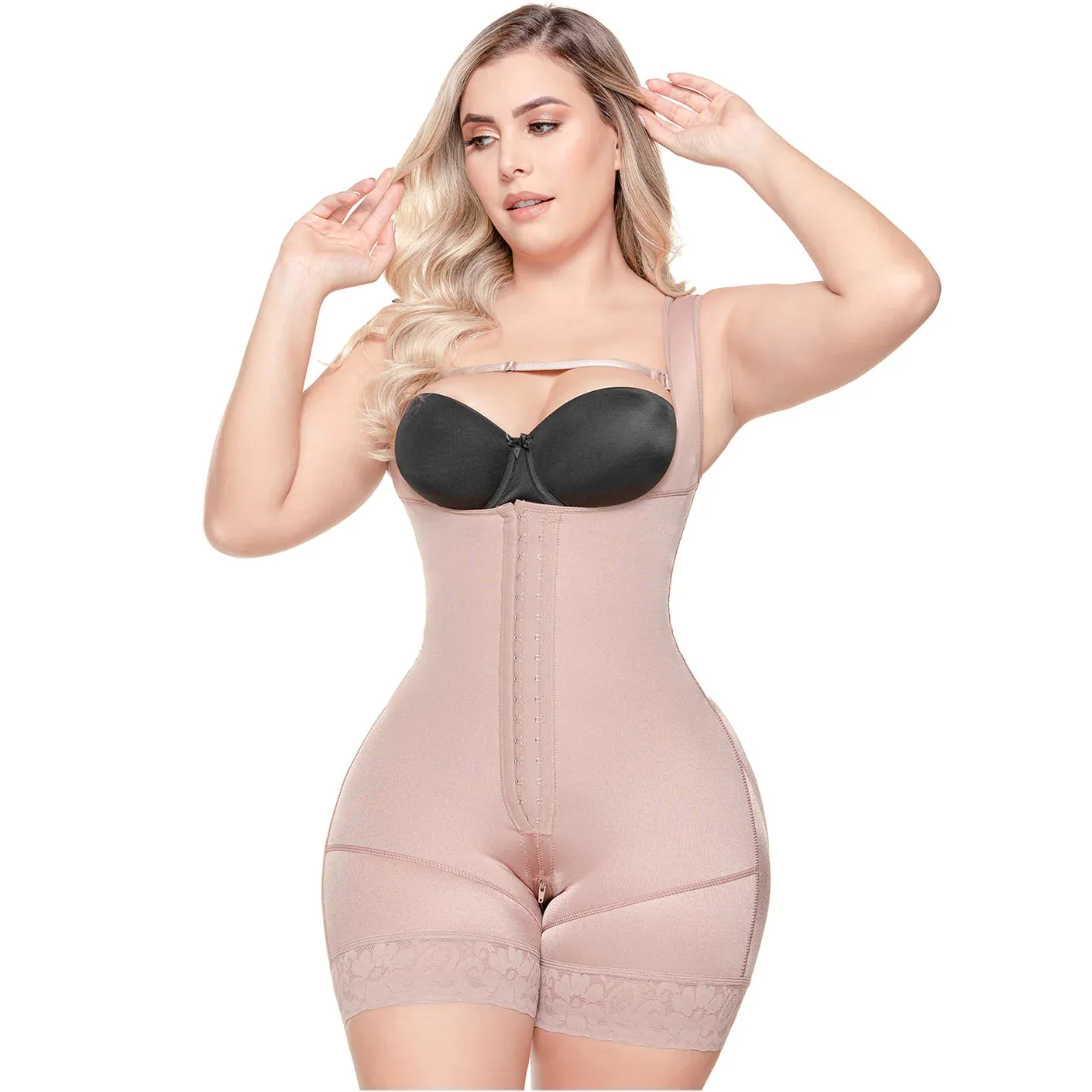 Postpartum Natural-birth Wide Straps, Open Bust, Medium Compression Sonryse TR211