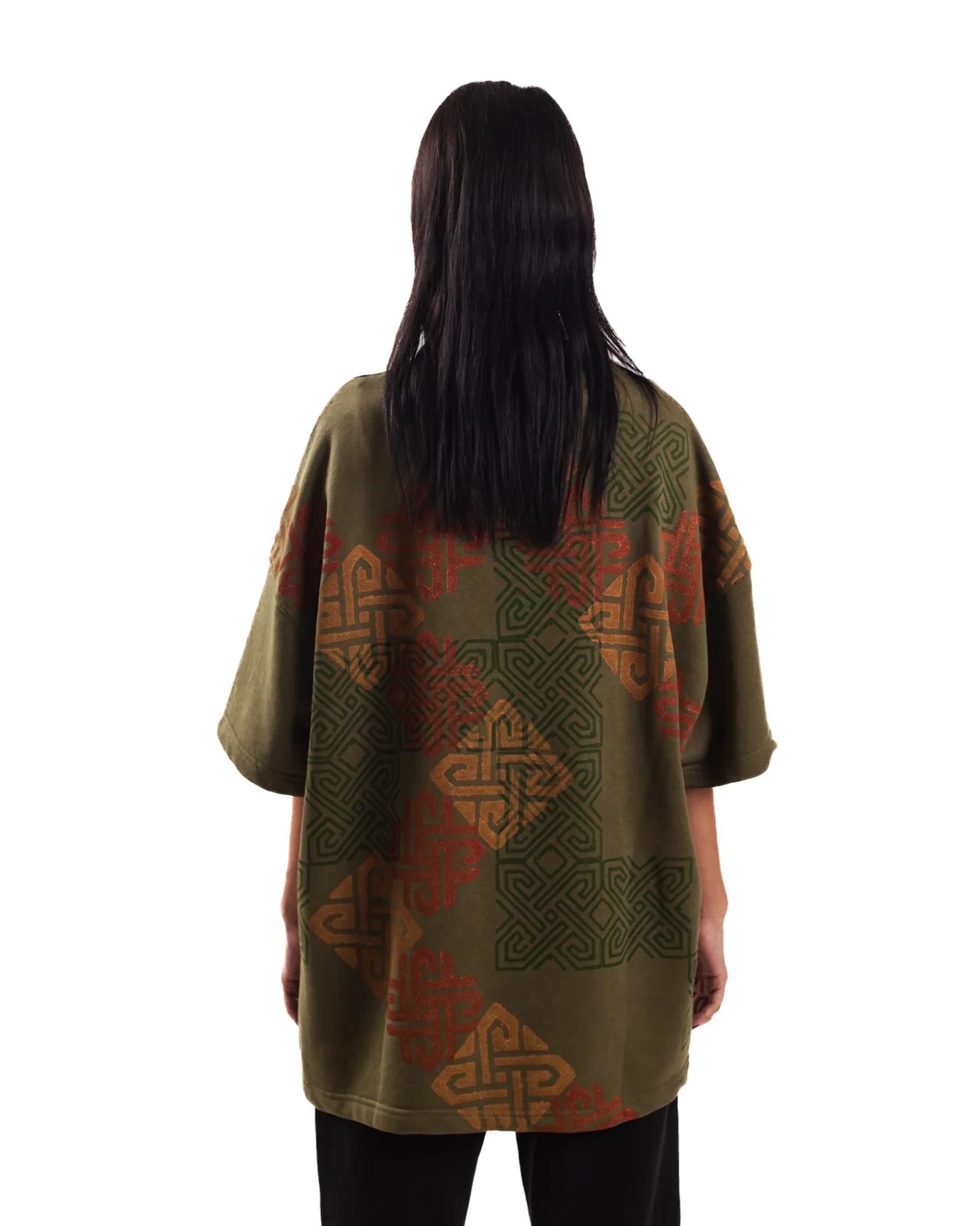 "SHAPESHIFTER" BLOCKPRINT T SHIRT