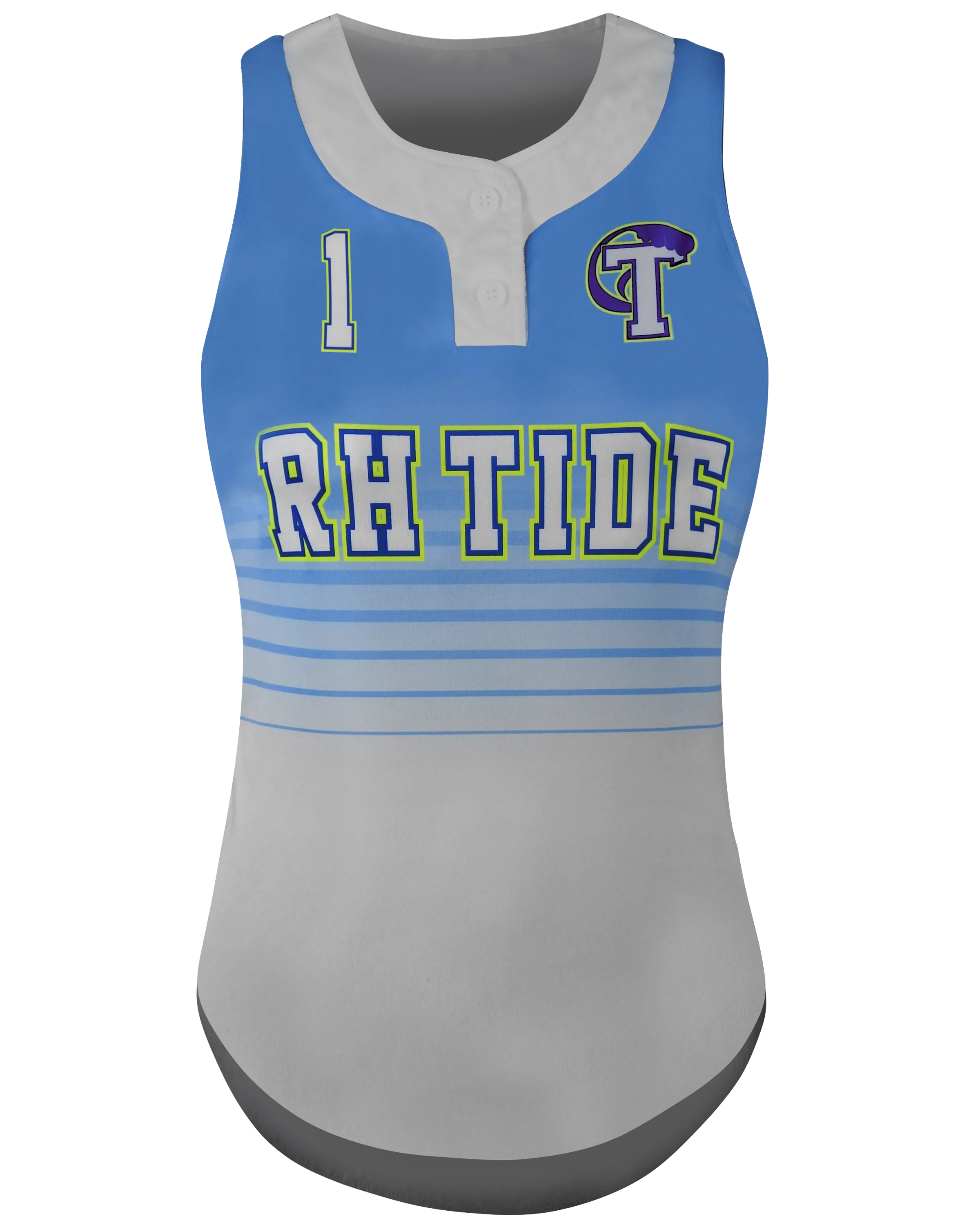 Racerback 2-Button Softball Jersey