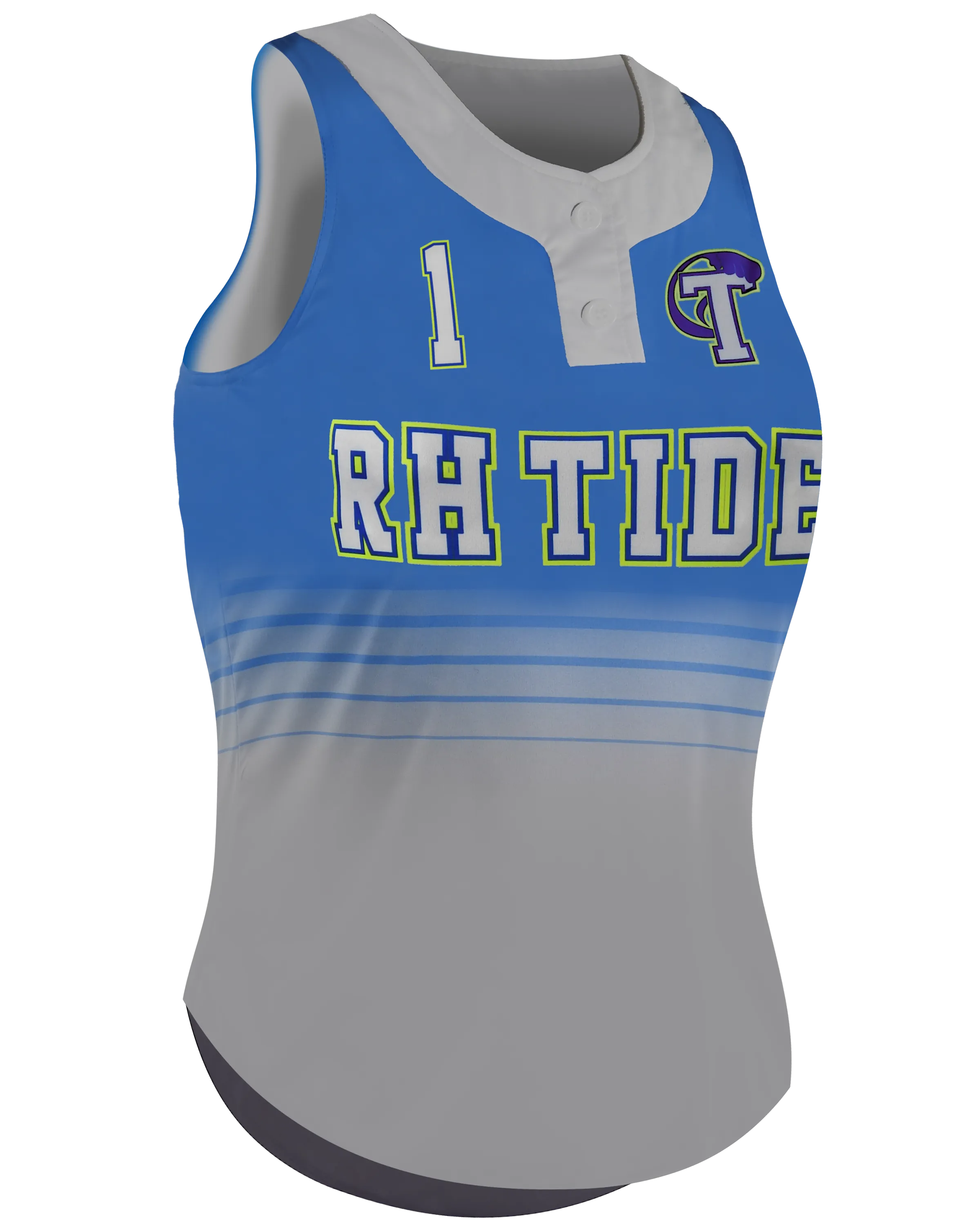 Racerback 2-Button Softball Jersey
