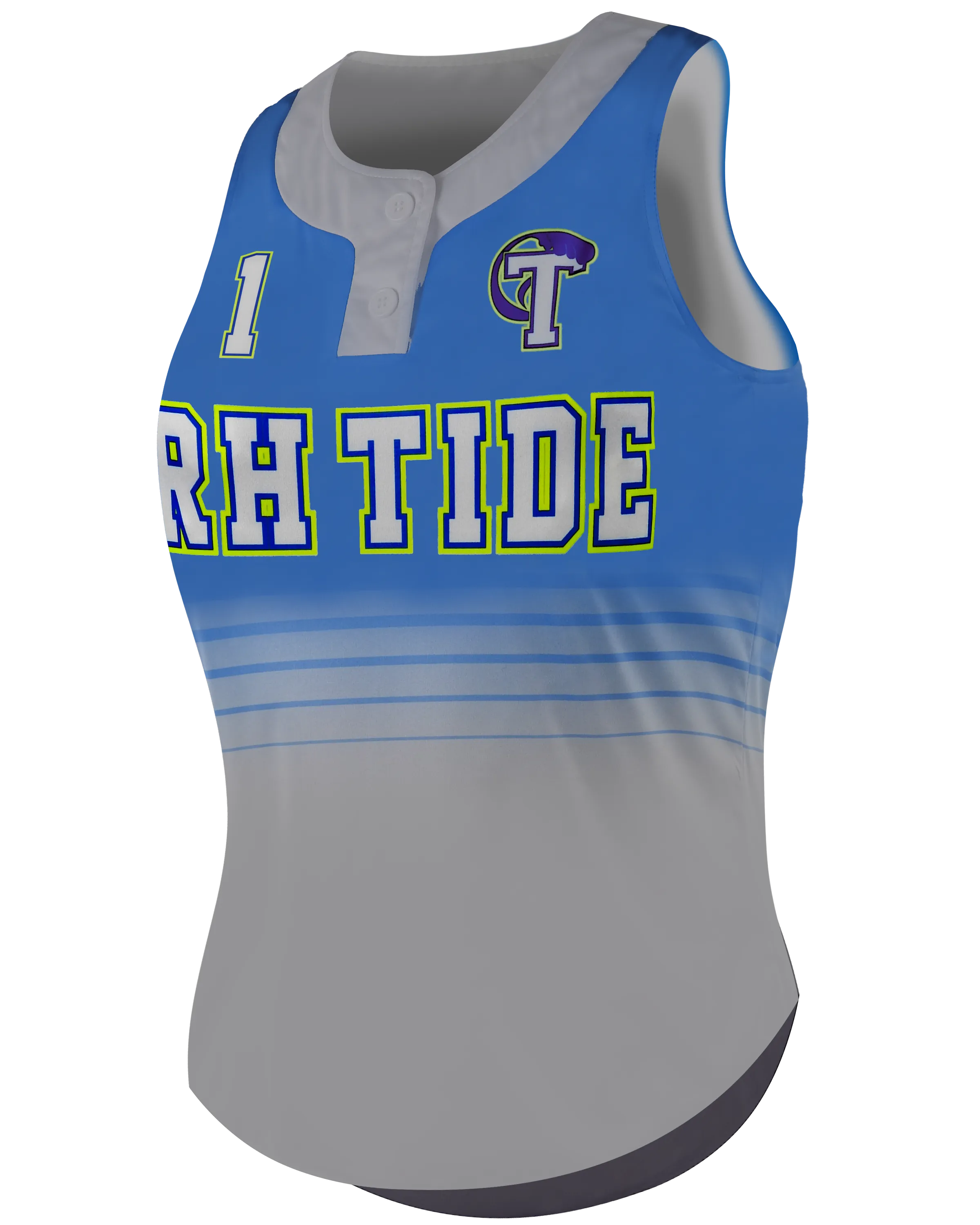 Racerback 2-Button Softball Jersey