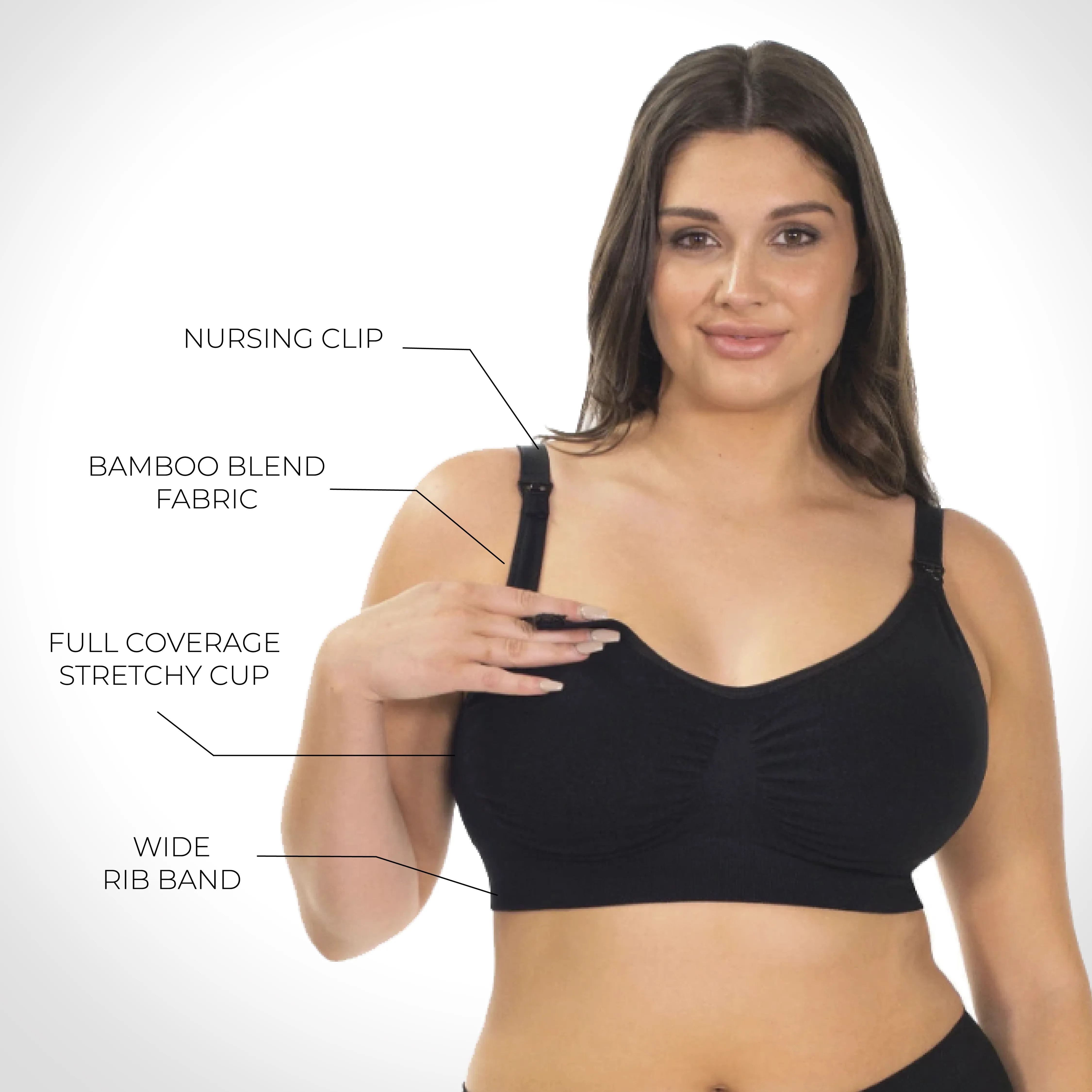 Red Bamboo Nursing Bra   High Cut Undies Set