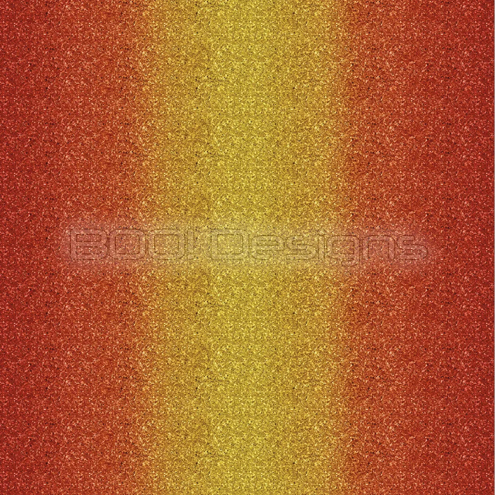 Spandex Glitz Ombre Orange