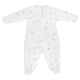 Sweet Dreams Printed footie | Baby Girl