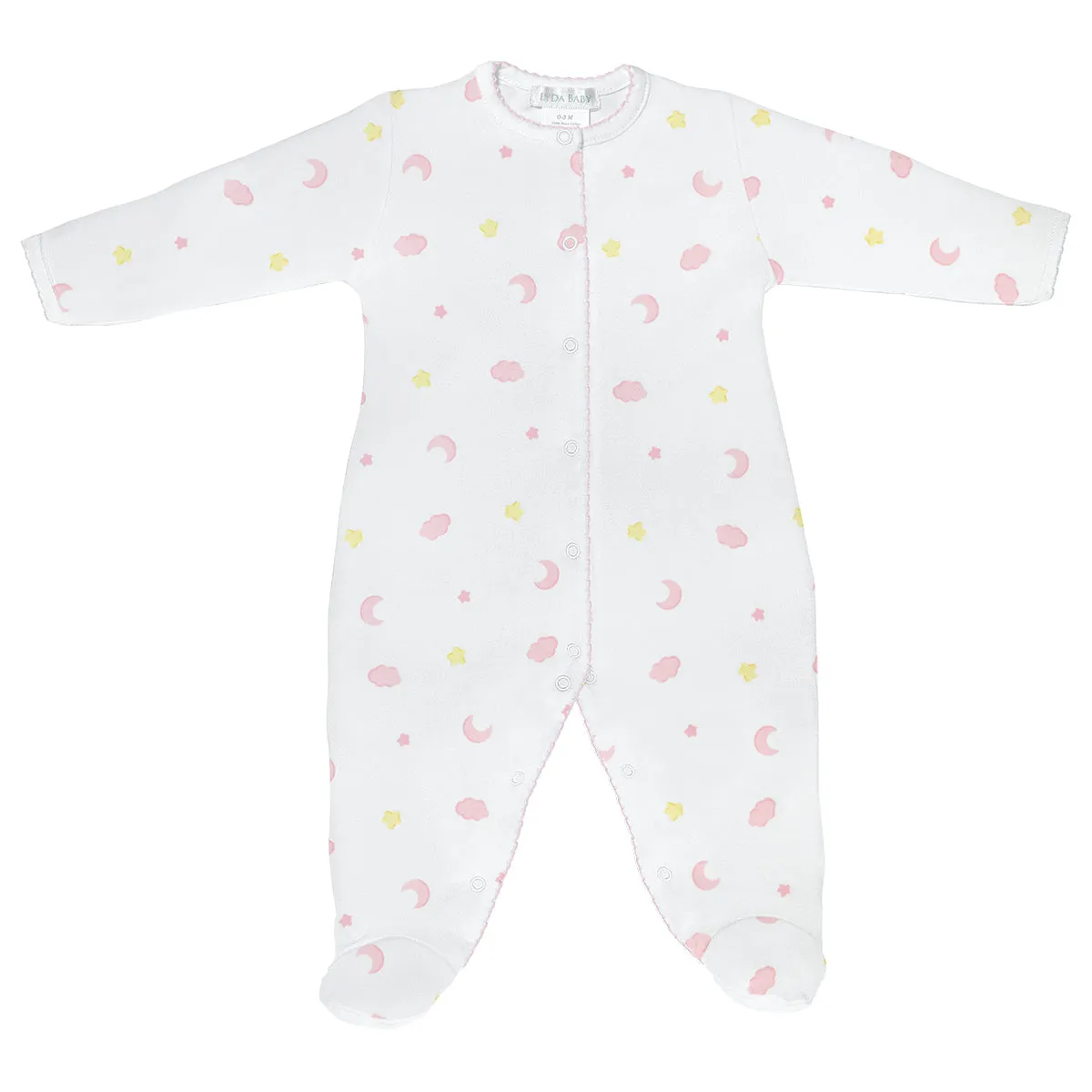 Sweet Dreams Printed footie | Baby Girl