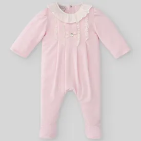 Ternura Chalk Pink Footie w/ Hat