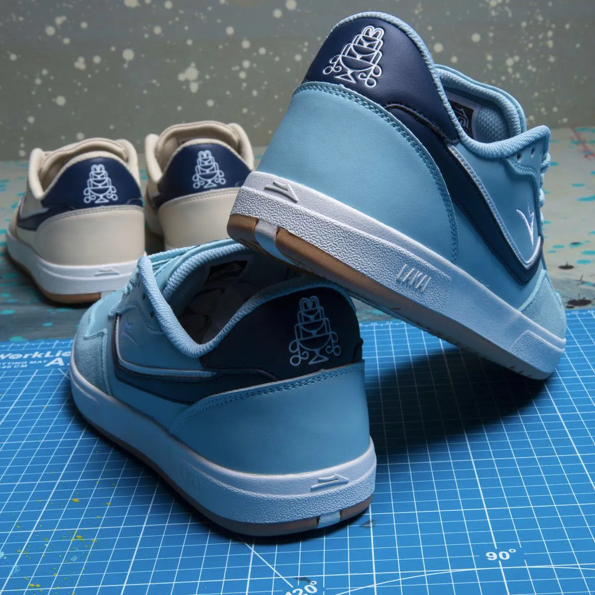 Terrace - Light Blue Suede