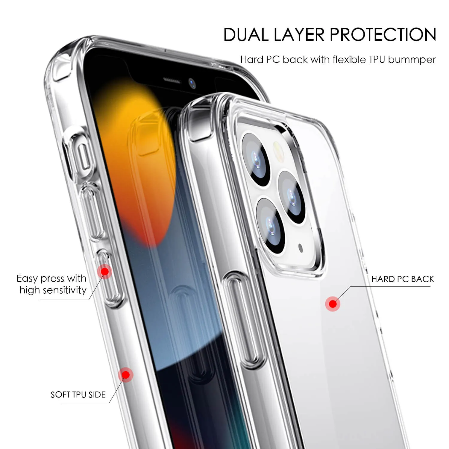 Tough On iPhone 13 Pro Case Air Clear