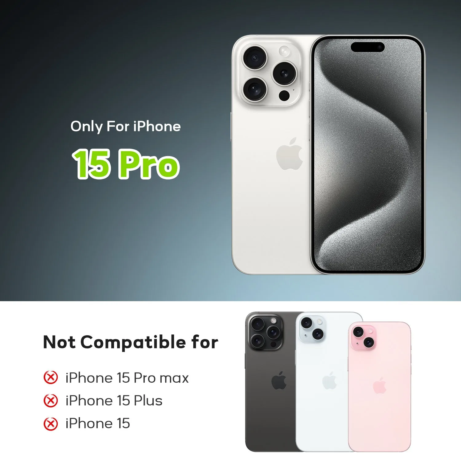 Tough On iPhone 15 Pro Case Clear Air