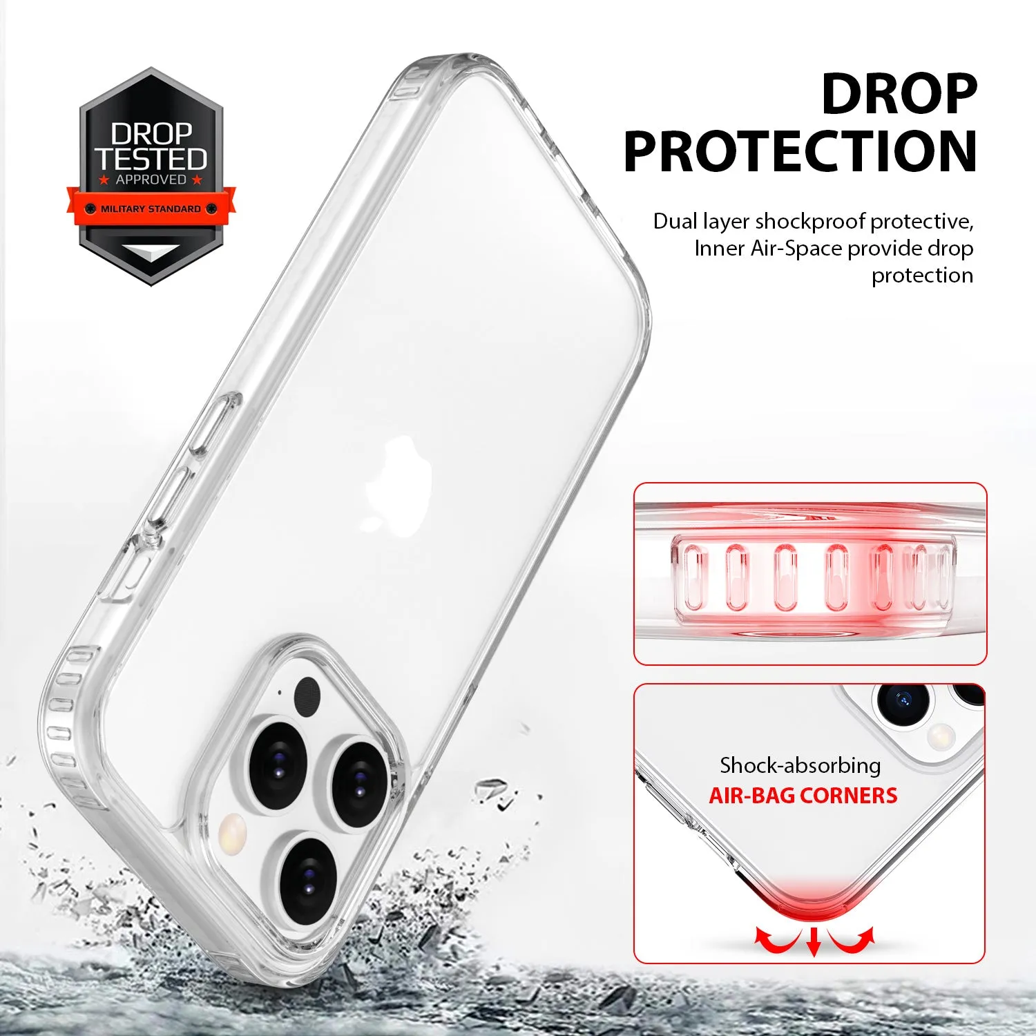 Tough On iPhone 15 Pro Case Clear Air