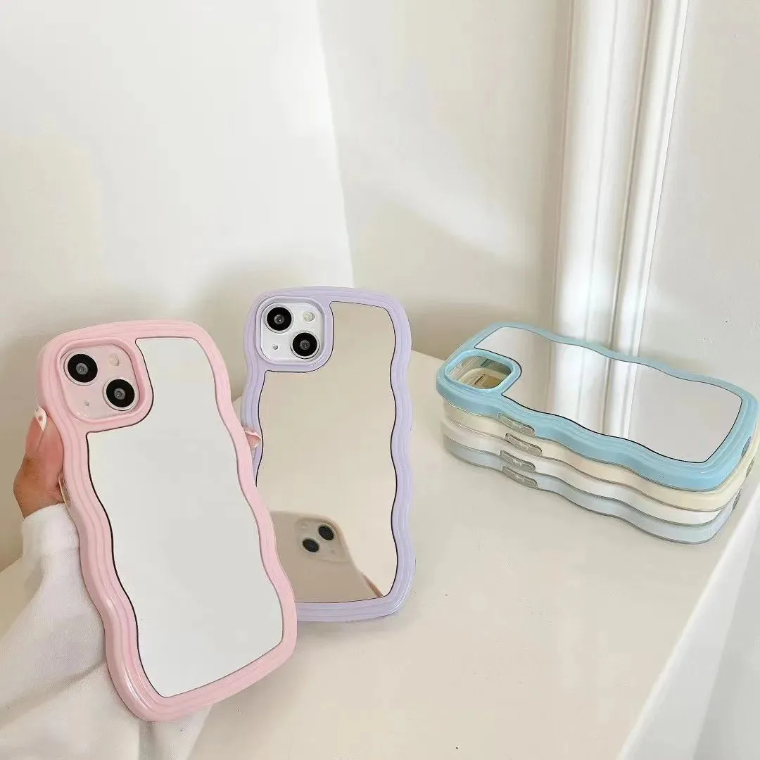 Wawy Style Mirror Finish Silicon Case for iPhone