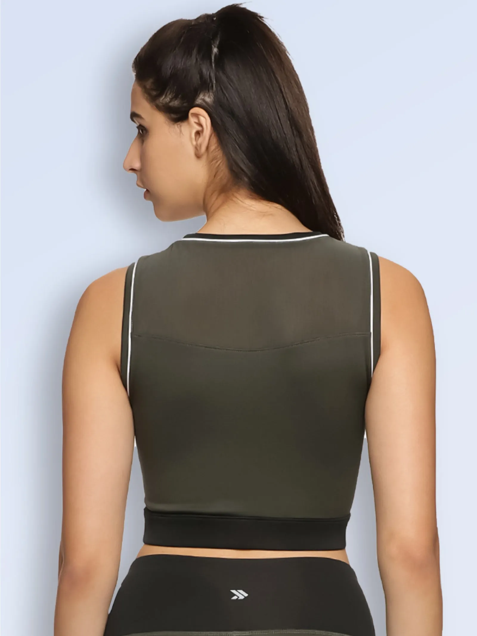 Women's Sleeveless Sports Crop Top