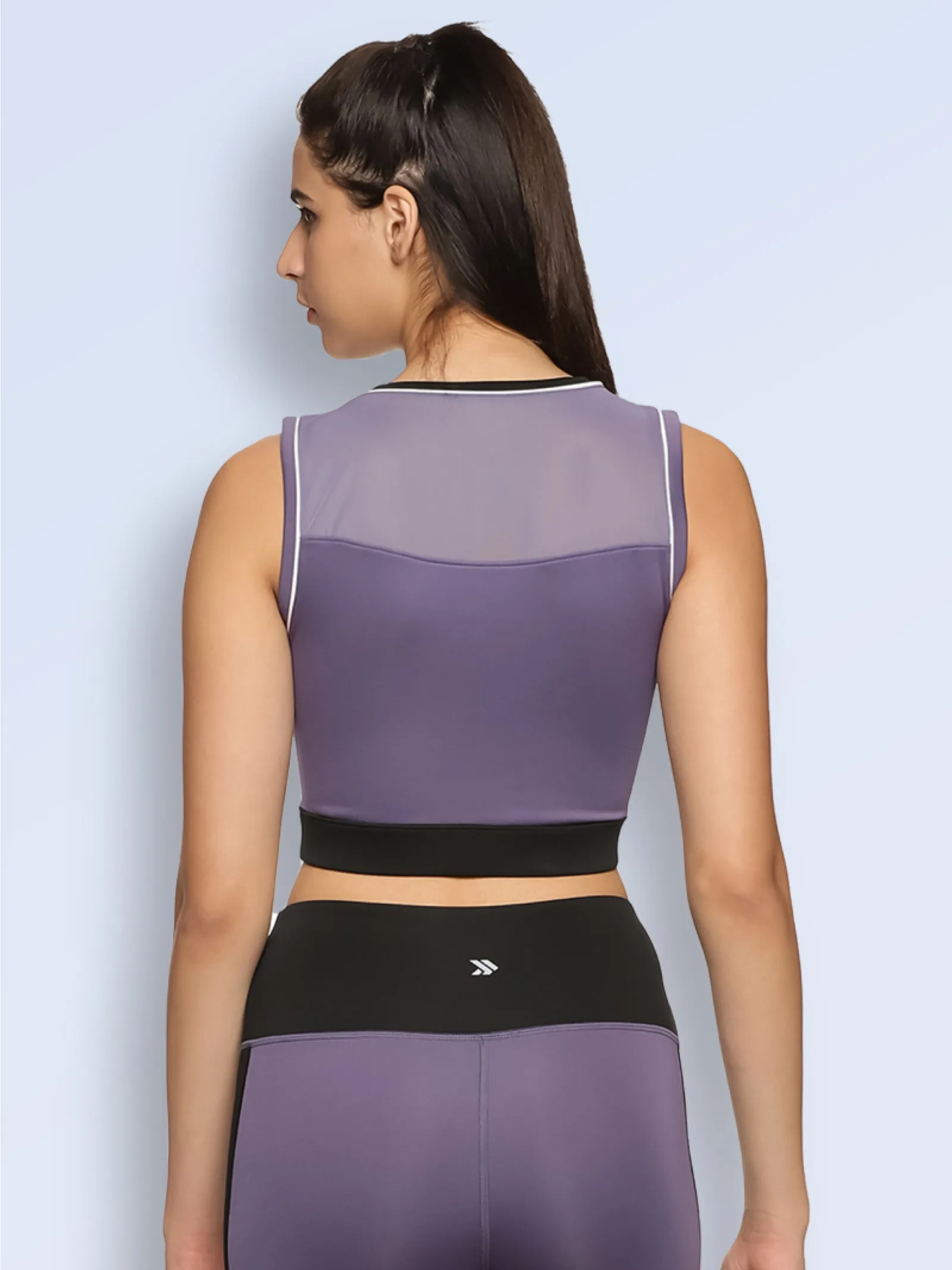 Women's Sleeveless Sports Crop Top
