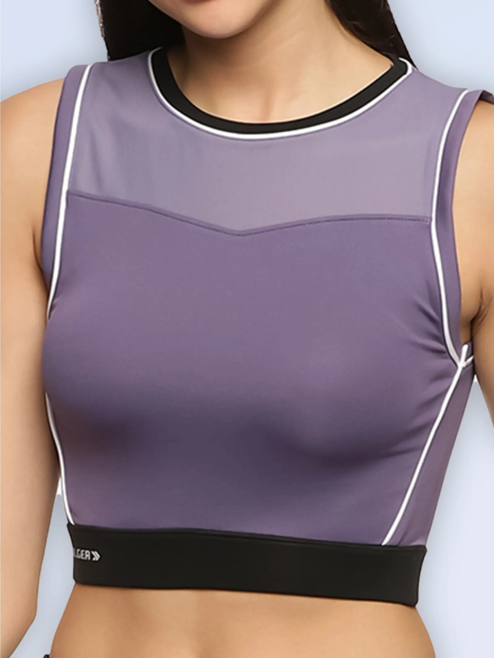 Women's Sleeveless Sports Crop Top