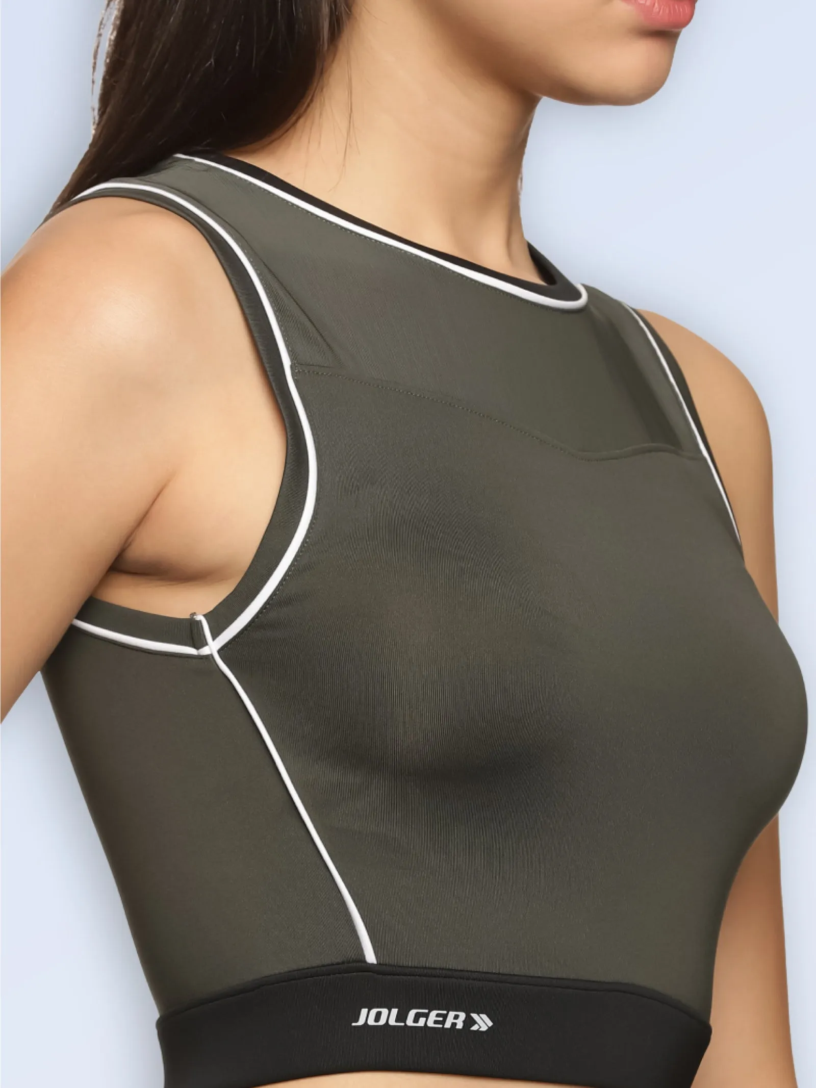 Women's Sleeveless Sports Crop Top