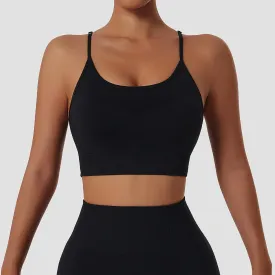 Workout Bra Push Up Yoga Vest Outdoor Backless Bra Women