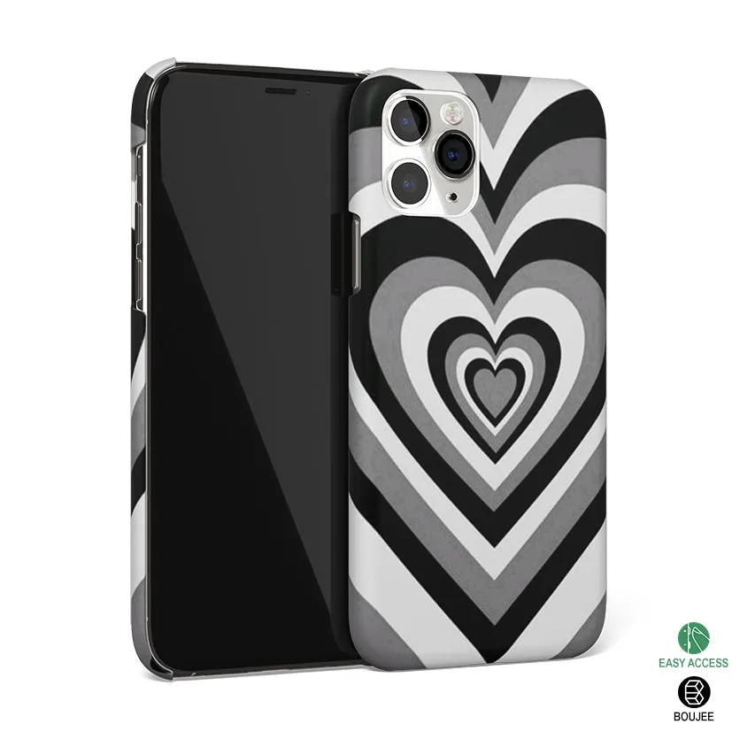 Y2K Black Hearts Phone Cover | Matte Case