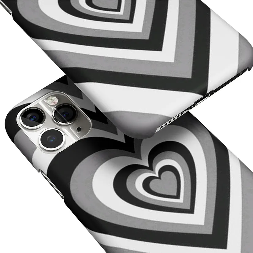 Y2K Black Hearts Phone Cover | Matte Case
