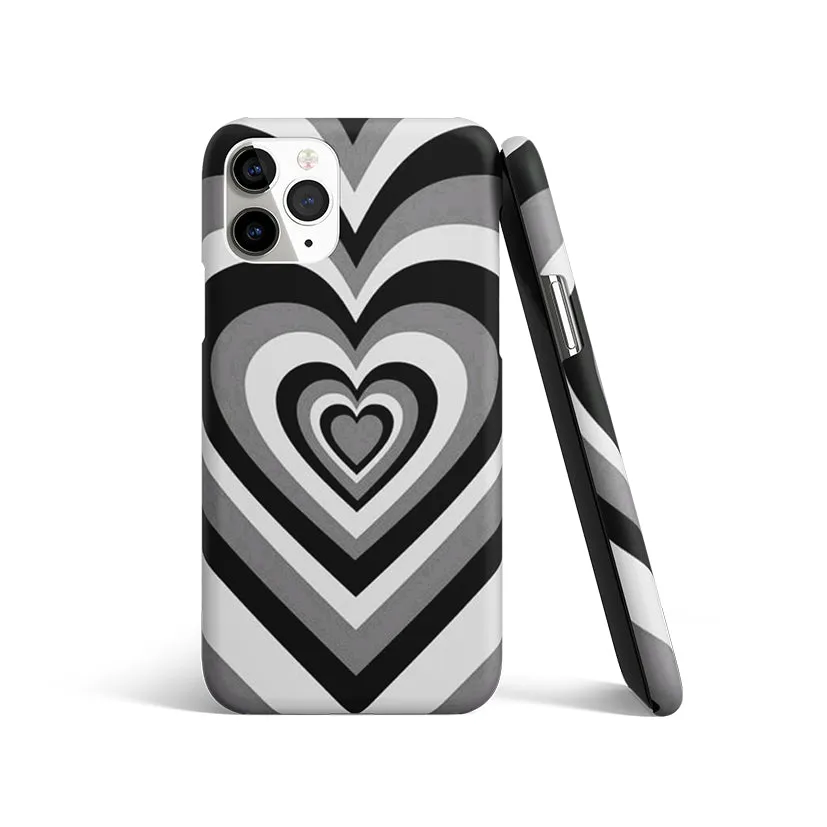 Y2K Black Hearts Phone Cover | Matte Case