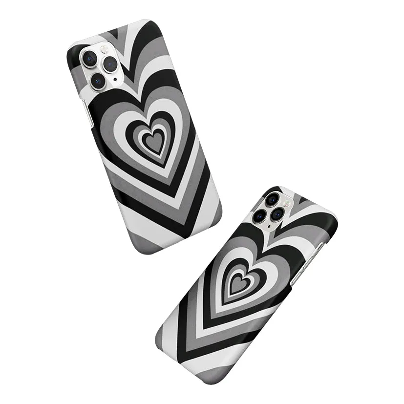 Y2K Black Hearts Phone Cover | Matte Case